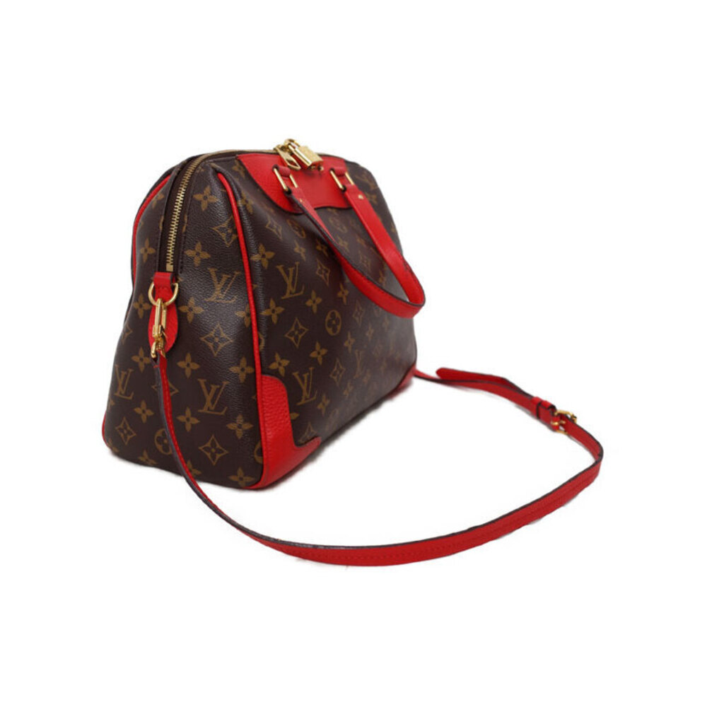 Louis Vuitton Leather Brown Monogram Retiro Bag